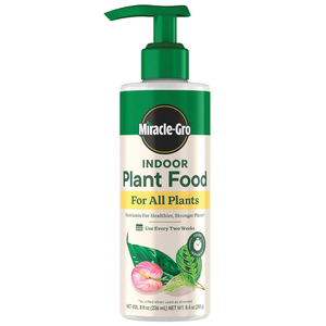 MiracleGro Indoor Plant Food for All Plants, Liquid Plant Food for Houseplants, Flowers, Vegetables, Herbs, and More, 8 fl. oz., 1Pack