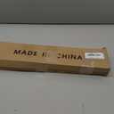 Curtain Rods for Windows 28 to 48 inch, Black Curtain Rod 2 Pack, 5/8" Diameter Metal Curtain Rod Set of 2 with Brackets, Splicing Adjustable Curtain Rod for Bedroom, Living Room, Kitchen, Black