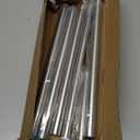 Shower Curtain Rod, 1" Diameter Heavy Duty Tension Shower Rod, Non Slip Adjustable 28-102 inch No Drill Shower Curtain Rods Spring Tension For Bathroom, Shower Stall, No Rust, Brushed Nickel