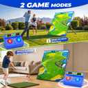 HopeRock Golf Chipping Game Set, 60" Large Golf Target Mat with 4 Height Adjustable Bracket & Sticky Balls, Indoor Outdoor Family Backyard Training Game, Ideal Golf Gift for Kids Adults
