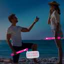 60Pack LED Glow Foam Sticks Bulk,Light Up Glow Sticks with 3 Flashing Modes,Glow Wands Party Pack,Glow In The Dark Party Supplies for Valentines Day,July 4th, Wedding,Birthday,Concert(Pink)