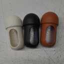 Boon Nursh Reusable Silicone Pouch Baby Bottles - Medium Flow Nipple - Silicone Baby Bottle Pouch and Nipple - Baby Feeding Essentials - Speckle - 3-6 Months - 3 Count - 8 Ounce