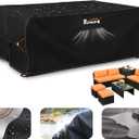 Patio Furniture Set Covers Waterproof, Outdoor furniture covers waterproof clearance, Sectional Sofa Couch Set Covers for Winter,Table Chair Cover Outside Rectangular Heavy Duty 90"Lx65"Wx28"H