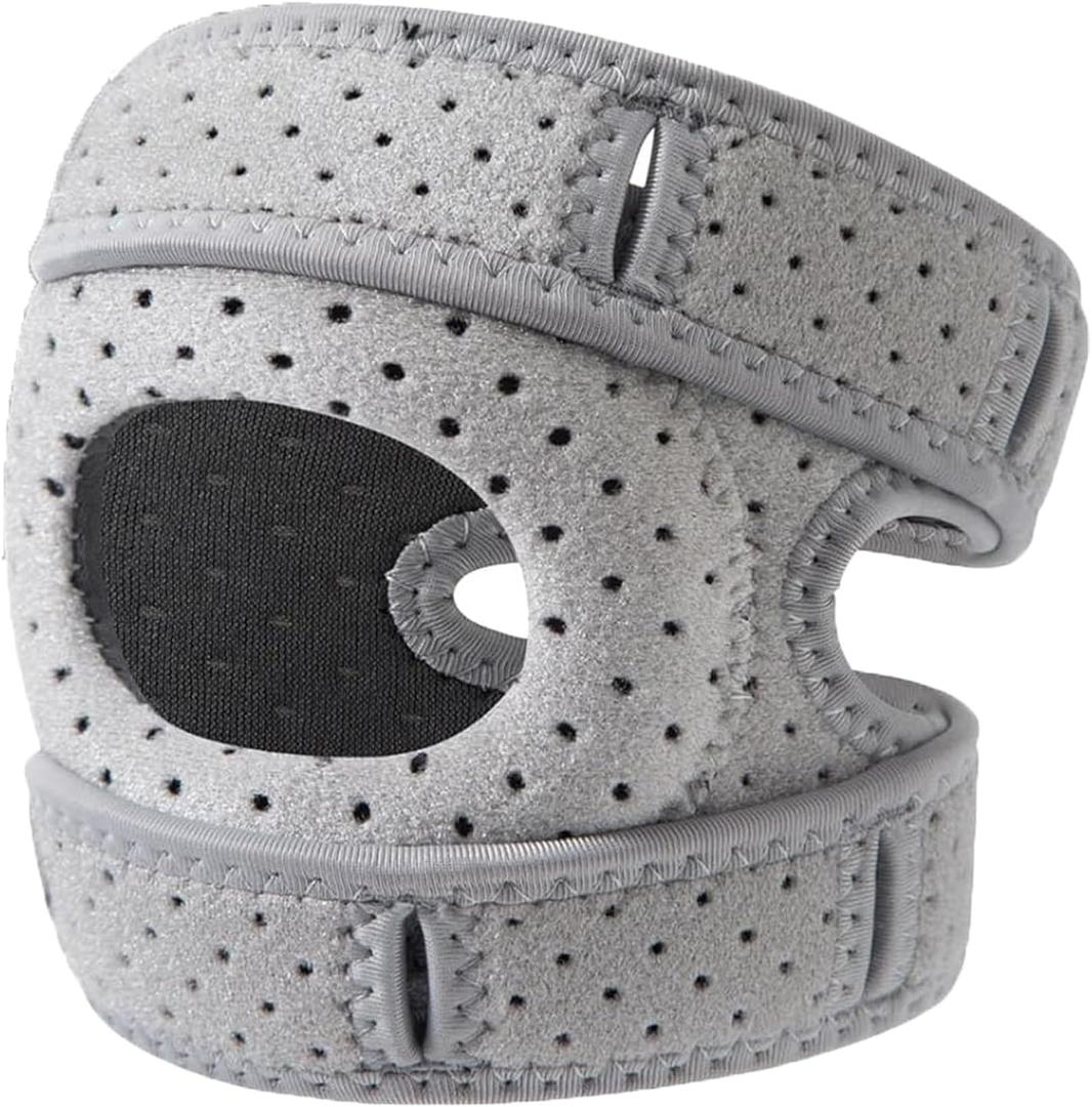 2 x Knee Brace for Women Men Adjustable Knee Support with Side Stabilizers Patella Knee Brace with Patella Gel Pads for Meniscus Tear Knee Pain Arthritis Pain Injury Recoverys Running Workout