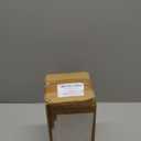 Makeup Brush Holder with Lid, Push Pop-Up Makeup Brush Organizer,4 Slots Makeup Cosmetics Organizerfor Vanity Decor, Bathroom Countertop ,Large Capcity, Dustproof,Waterproof | White and Gold