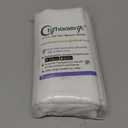 Chyhomenyc Extra Long White Sheer Curtains 120 Inches Long 2 Panels Set, Voile Window Drapes for Wedding Arch/Birthday Party/Hallway Window Guest Room, Each 42Wx120L in, 10FT, Set of 2, White