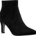 ILLUDE Women's Fashion Ankle Boots Comfortable Pointed Toe High Heels Side Zipper Booties
 6.5