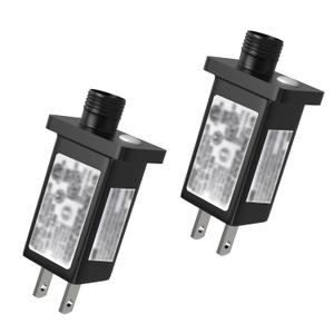 cshare Class 2 Power Supply 30V 6W LED Transformer LED Power Supply, IP44 Waterproof US CA Plug Raplacement for Halloween Christmas String Lights Inflatables Projector Light Fairy Lights 2 Packs