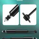 2x Struts AUTOMUTO Shock Absorbers Fits 1995-2001 for Ford Explorer,2001-2005 for Ford Explorer,1998-2011 for Ford Ranger,1998-2007 for Mazda B3000/B4000,1997-2001 for Mercury Auto Shocks - Front