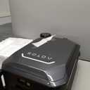 Aotos Smart Rideable luggage-Roller carry-on luggage 22x14x9-TSA, Airline-Approved 22 inch Hardshell, Zipperless Travel Suitcase with Rolling Wheels App Control -Cabin Suitcase for Airport Travel (Grey)