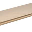 Richelieu Hardware BP9898128CHBRZ Lincoln Collection 5 1/16-inch (128 mm) Center-to-Center Brushed Champagne Bronze Modern Cabinet and Drawer Edge Pull Handle for Kitchen, Bathroom, and Furniture