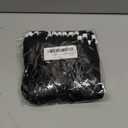 Green-Power America 100 Pcs Cloth Event Wristbands, Event Wristbands, Colored Wrist Bands for Events, for Lightweight Concert Wrist Strap for Activities, Party Bracelets for Events (Color : Black)