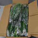 40 Pcs Artificial Boston Fake Fern Plants Bushes Faux Plants Shrubs Greenery UV Resistant for House Office Garden Indoor Outdoor Décor