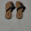 Veittes Women's Gladiator Flat Sandals - Casual Criss Cross Ankle Strap Design, Round Toe, Comfortable Rubber Sole, lightweight Summer Beach Toe Ring Thong Sandals (11, Vt2307006black)
