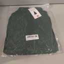 ZESICA Women's Long Sleeve Tops Mock Neck Ruched Tight Shirts 2026 Spring Trendy Outfits (Green, S)