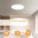 4PK 15.8 Inch Led Ceiling Light Flush Mount, 32W, 3480LM, 3000K/4000K/6000K CCT Selectable Super Slim LED Ceiling Light, Low Profile Round Flat Panel Fixture for Hallway, Bedroom,Kitchen