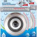 SinkShroom Revolutionary Clog-Free Sink Strainer Basket, 2-Pack, Stainless Steel