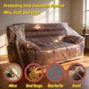 Wowfit Furniture Cover Dust-Proof Moving Bag for Sofa & Boxes Clear, Odorless Plastic 4mil Thick 92W x 42D x 62/41H Inches