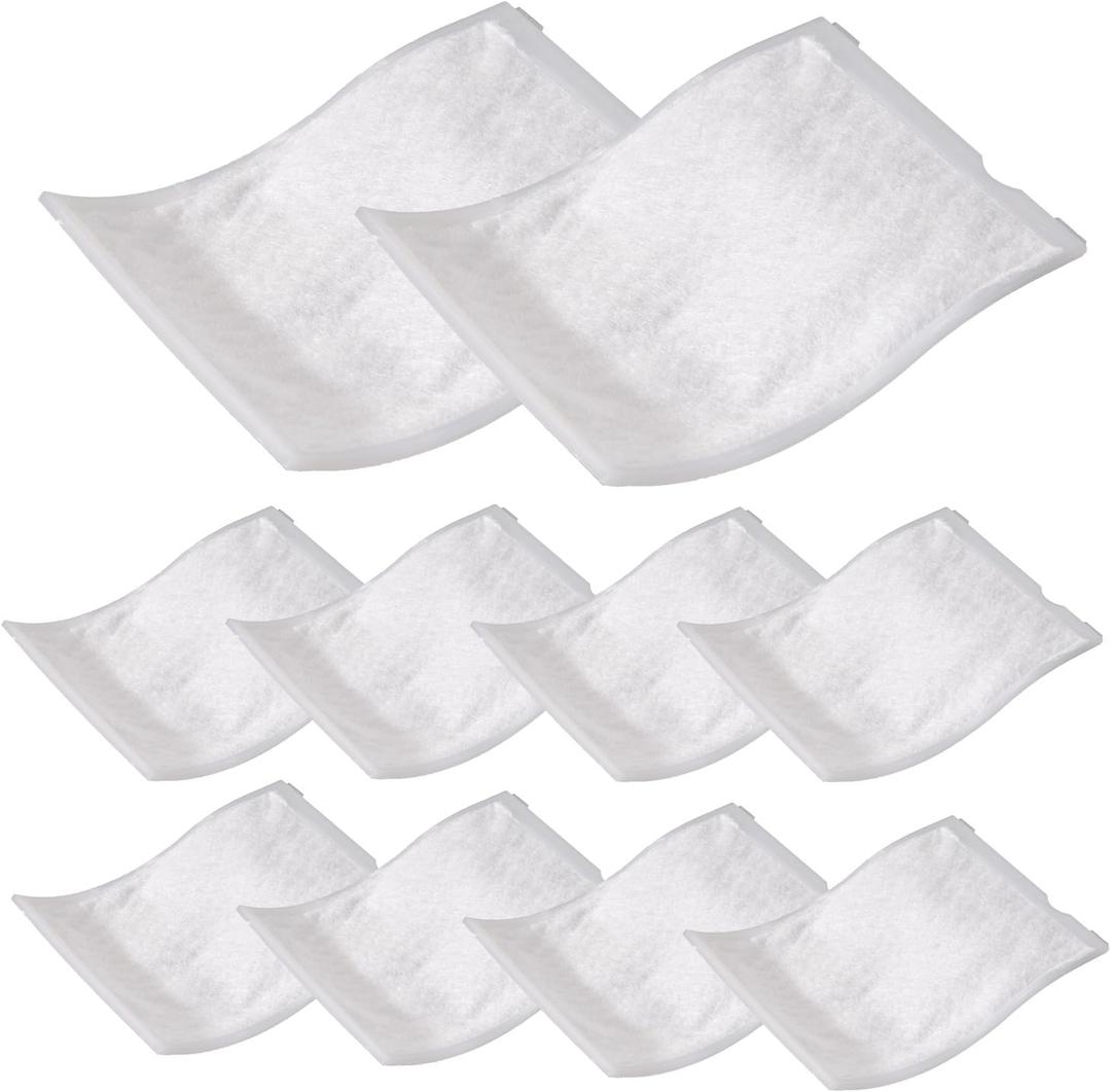 CF Clean Fairy 10pcs 2846 Exhaust Filter Compatible With Windsor Sensor S Series S12 S15 And Sebo Essential G1 G2 Commercial Upright Vacuums Replacement for 8.614-140.0