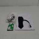 8 Pcs Mad Scientist Costume for Adult Halloween Back to The Future Albert Einstein Wig Lab Coat