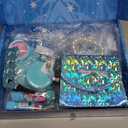 Golray Toys for Girl Gift Kids Makeup Kit Winter Princess Dress Up Set, Purse & Ice Cape & Real Make up & Nail Polish & Snow Wand, Birthday Gift Toys for Little Girls Toddlers Age 3 4 5 6 7 8 Year Old