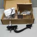 SCHLAGE Camelot Single Cylinder Handleset and Right Hand Accent Lever, Matte Black (F60 CAM 622 Acc RH)