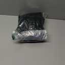 Lovelonglong Waterproof Dog Raincoat  4-Leg Full Body Dog Rain Suit with Reflective Strips & Leash Opening, Outdoor Dog Jacket for Rainy Weather (2XL (back 19"), Black)