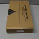 Touchless Bathroom Faucet Automatic Motion Sensor Sink Faucets with 3 Hole Cover Plate and Temperature Mixer, Black Motion Activated Hands-Free Basin Smart Commercial Faucet Single Hole BODQEMR