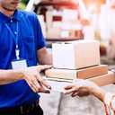 6x4x1'' Small Shipping Boxes 25 Pack, White Corrugated Cardboard Literature Mailers, Mailing Packaging Supplies for Small Business (W641-25)