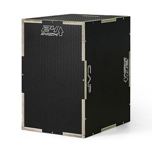 CAP Barbell 3-in-1 Rubber Textured Plyometric Box 24in x 20in x 16 in