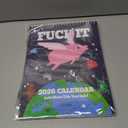 3 x Funny White Elephant Gag Gift Calendar 2026, Fu-ck It Again Swear Wall Calendar for Tired-Ass Women, From Jan 2026 to Dec 2026, 8.5"x11"