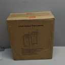 Outdoor Wall Light Fixtures, Exterior Waterproof Wall Lanterns, Porch Sconces Lighting with E26 Sockets & Glass Shades, Modern Matte Black Outside Lights for Patio Front Door Entryway Garage, 2-Pack