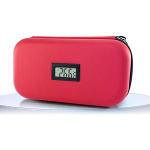 TSA Approved Insulin Cooler Travel Case Medication Cooler for Travel with Thermometer Temperature Display Diabetic Medication Organizer Medical Travel Cooler Bag with 2 Ice Pack