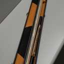 English Snooker Cue with 10mm Cue Tips Handmade Billiard Cue 145cm 19oz, (Dark)