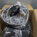 Giraffe Tools Grandfalls Retractable Pressure Washer G20B, 2500 PSI 2.2 GPM, Wall Mounted Power Washer with 65FT Hose Reel, Black Pressure Hoses, 4 Nozzles for Floor/Cars/Fences/Patios, Dark Silver