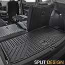 Cargo Mat with Backrest Mats for Volkswagen VW Atlas 6/7 Seats 2018-2025 2026 Car Mat Accessories(Not Fit Cross Sport), All Weather TPE Trunk Cargo Liner(Cargo Mat with Backrest Mats)