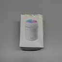 Colorful Cool Mini Humidifier, USB Personal Desktop Humidifier for Car, Office Room, Bedroom,etc. Auto Shut-Off, 2 Mist Modes, Super Quiet. (White)