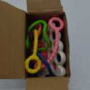 Montessori Toys, Silicone Pull String Activitys, Developmental Pulling Baby Sensory Toy, Car Seat Airplane Travel Toddler Boy &Girl Infant Birthday Gifts