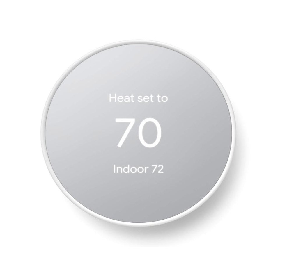 Google Nest Thermostat  Smart Thermostat for Home  Programmable Wifi Thermostat  Snow