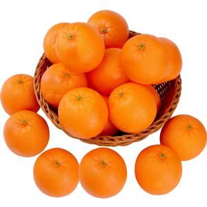 ZEAYEA 24 Pcs Artificial Oranges, Decorative Fake Oranges for Decoration Lifelike, Realistic Fake Fruit Oranges for Christmas Home Kitchen Festival Party Decoration