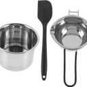 Melting Pot Set Stainless Steel Double Boiler Pot for Cooking Baking and More Random Color