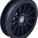 DVPARTS Flat Idler Pulley 280-926 Compatible with Hustler 784504 Exmark 109-0977 FasTrak and Mini FasTrak