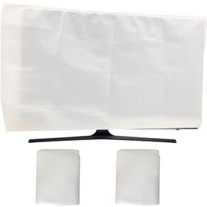 Krodtige 2 Pack Foam Flat Screen TV Covers for TV Protection During Storage, Moving, or Home Renovation, Fits Up to 80" L x 48" W Flat Screen TV(Fits TV Screens up to 80"-85")