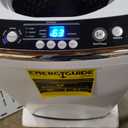 BLACK+DECKER 0.9 Cu. Ft. Portable Washer, 6.6 lb. Capacity Washing Machine for Homes & Apartments, 5 Wash Cycles, Quick Connect Sink Adapter and Drain Hose Included, Transparent Lid, BPWM09W, White