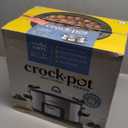 Crock-Pot 6 Quart Cook & Carry Programmable Slow Cooker with Digital Timer Stainless Steel (CPSCVC60LL-S) pack of 1