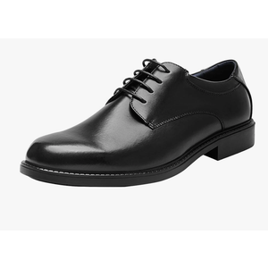 BRUNO MARC Men Classic Oxford Shoes Business Dress Shoes For Men Lace Up Leather Shoes Black Size 7.5