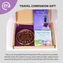Travel Gifts Set for Women, Best Graduation Gift for Her, Daughter, Crystals Keychain Charms Unique International Travel Hiking Beach Vacation Essentials Accessories, Sister Christmas Gifts