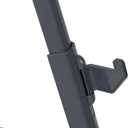 MasterVision Quantum Heavy Duty Display Easel, 35.62" to 61.22" High, Plastic, Black, Modern