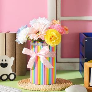 Honeydak Appreciation Gifts Teacher Essentials Supplies Must Haves for Teacher, Includes Pen Holder, Pencils, Artificial Flowers, and Ribbon