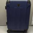 Travelers Club Chicago Hardside Expandable Spinner Luggage, Navy Blue, 3 Piece Set